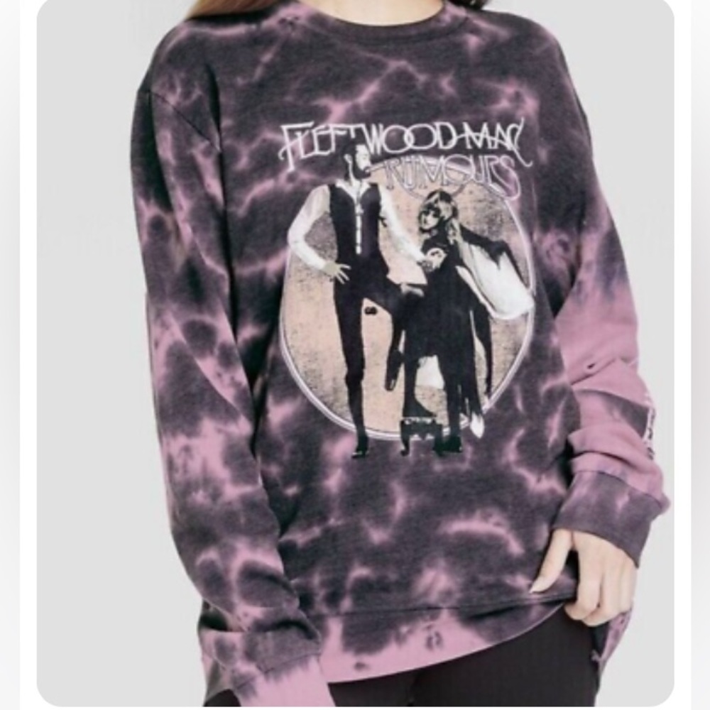 Fleetwood Mac tye dye  sweat shirt xs